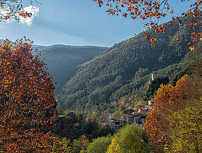 La Roque-en-Provence - Vue sur le village - Agrandir l'image (fenêtre modale)