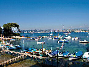 Antibes - Le port de l'olivette - Agrandir l'image (fenêtre modale)