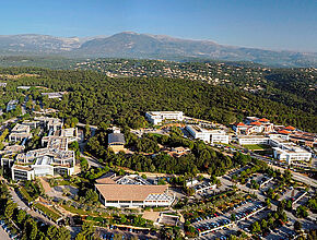 Biot - Vue sur Sophia Antipolis - Agrandir l'image (fenêtre modale)